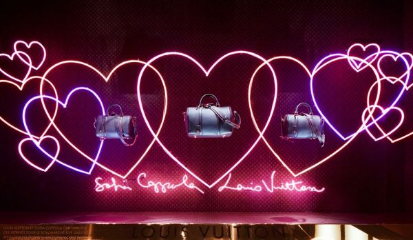 Sofia Coppola and Louis Vuitton Window Display at Le Bon Marché Rive Gauche - Fashion - Bag - Designer - Collection - Louis Vuitton - Sc bag - Sofia Coppola - Accessory - Spring/Summer 2014