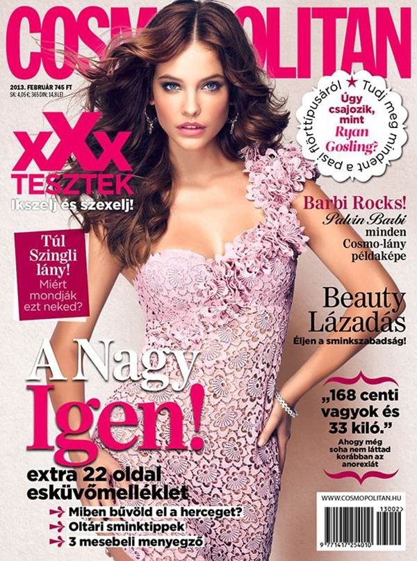 Beautiful Barbara Palvin Covers Cosmopolitan Hungary February 2013 - Barbara Palvin - Cosmopolitan - Model - Fashion News