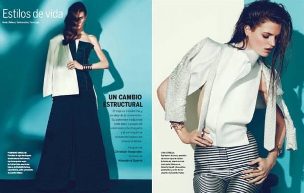 Magdalena Langrova tạo dáng thanh lịch trên tạp chí S Moda tháng 6 - Magdalena Langrova - Tin Thời Trang - Người mẫu - Hình ảnh