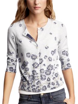 Floral cardigan - Cardigan - Gap - Women's Wear