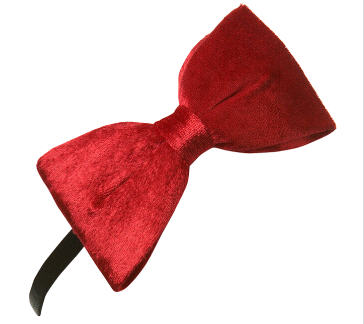 Red Velvet Bow Headband - Headband - Accessory - Miss Selfridge