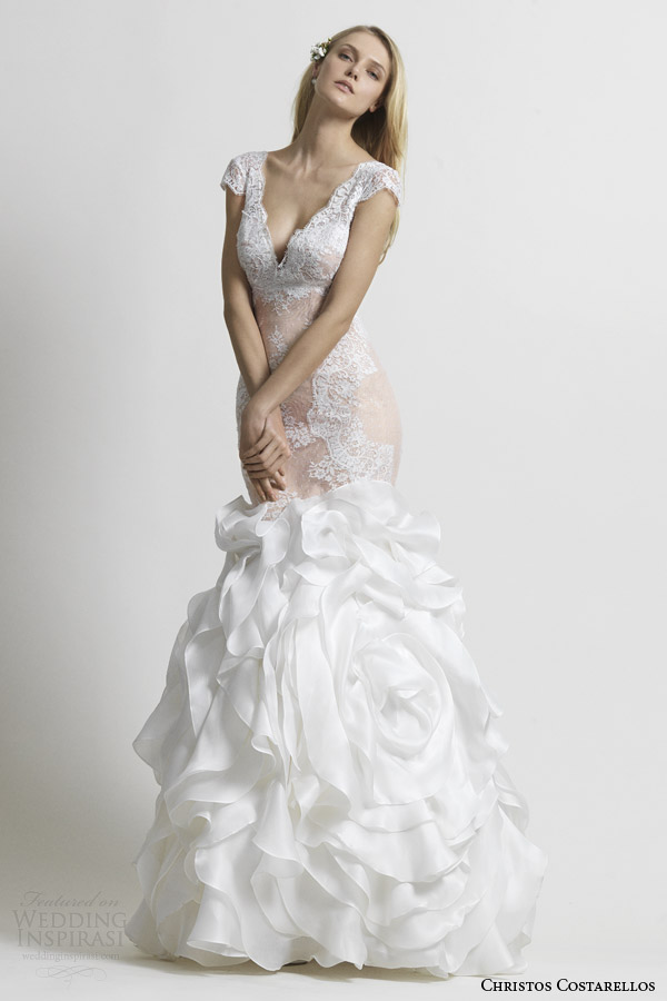 Quyến rũ hơn cùng những chiếc váy cưới trong BST của Christos Costarellos - Christos Costarellos - 2014 - Thời trang cưới - Váy cưới - Thời trang - Thời trang nữ - Bộ sưu tập - Nhà thiết kế