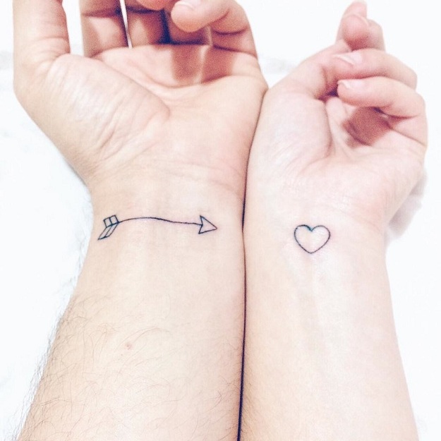 Couple Tattoo รอยสักคู่เก๋ๆ - อินเทรนด์ - tattoo - tattoo ideas - รอยสัก
