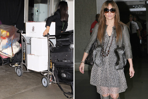 Celebrity Luggage Overload - Celeb Style - กระเป๋า