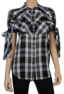 Plaid Multi Button Shirt - Twelve by Twelve - Women's Wear