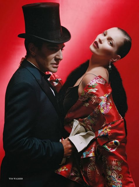 Kate Moss & John Galliano Star in Vogue's UK December 2013 Issue [PHOTOS]