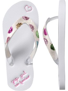 Glitzy flip flops - Shoes - Kids Shoes - Gap