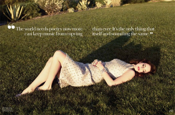 Lana Del Rey cùng đón hè với tạp chí Fashion. - Phong cách sao - Tin thời trang - Lana Del Rey