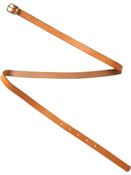 Leather skinny belt - Gap - Belt - Accessory