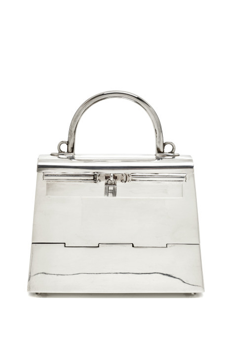 Túi xách hermes silver mini Kelly. - Túi xách