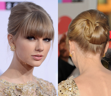 Top Glamorous Beauty Looks From American Music Awards 2012 - Red Carpet - Celeb Styles - Fashion - Celebrities - Taylor Swift - Keisha