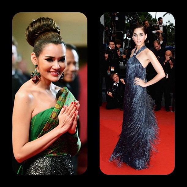 สวยสง่า! "ญาญ่าหญิง" แต่งชุดไทยประยุกต์ งานเทศกาลหนังเมืองคานส์ - ญาญ่าหญิง - ชุดไทยประยุกต์ - งานพรมแดงเมืองคานส์ - Celeb Style - ชุดเกาะอกสุดเก๋ - แบรนด์ VATANIKA