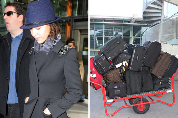 Celebrity Luggage Overload - Celeb Style - กระเป๋า