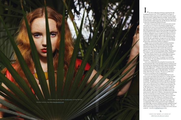 Lily Cole Hoà Vào Thiên Nhiên Trên Tạp Chí Instyle Anh Tháng 7 - Thời trang nữ - Thời trang - Tin Thời Trang - Người mẫu - Lily Cole - Hình ảnh - Instyle Anh