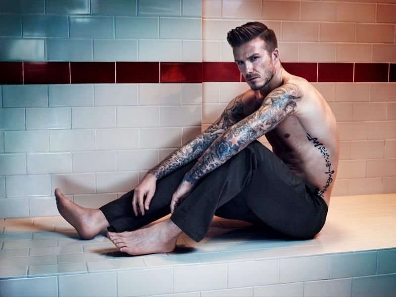 Tattooed David Beckham Stuns In H&M Fall/Winter 2013 Bodywear Collection [PHOTOS+VIDEO]