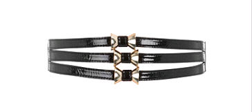 Black metal bow belt - Belt - Dorothy Perkins - Accessory