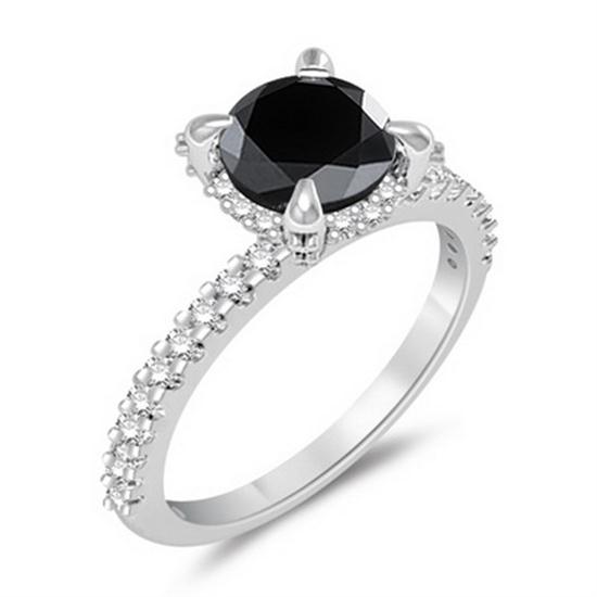 Lời nguyện thề độc đáo cùng nhẫn kim cương trắng-đen - Thời trang nữ - Tư vấn - xu hướng - Nhẫn cưới - Thời trang cưới