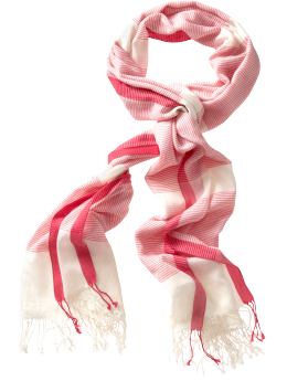 Colorblock striped scarf - Gap - Scarf - Scarves - Accessory