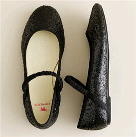 Girls' glitter ballet flats - Shoes - Kids Shoes - J.Crew