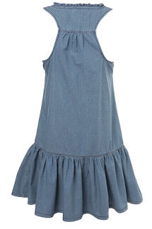 Denim Pintuck Dress - Miss Selfridge - Dress - Women's Wear