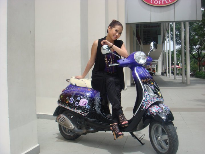 Fantasy and Amazing Violet Motobike from Nail Style