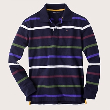 Austin Stripe Polo - Tommy Hilfiger - Polo - Kids Wear - Boy