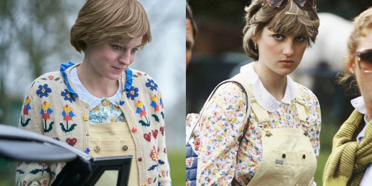 We Can't Stop Comparing 'The Crown's Princess Diana Outfits to Her IRL Looks