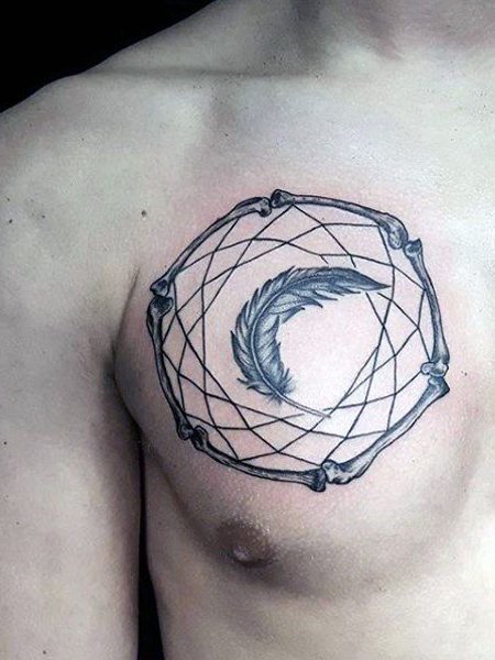 15 Meaningful Dream Catcher Tattoos for Men - Global Fashion Report
