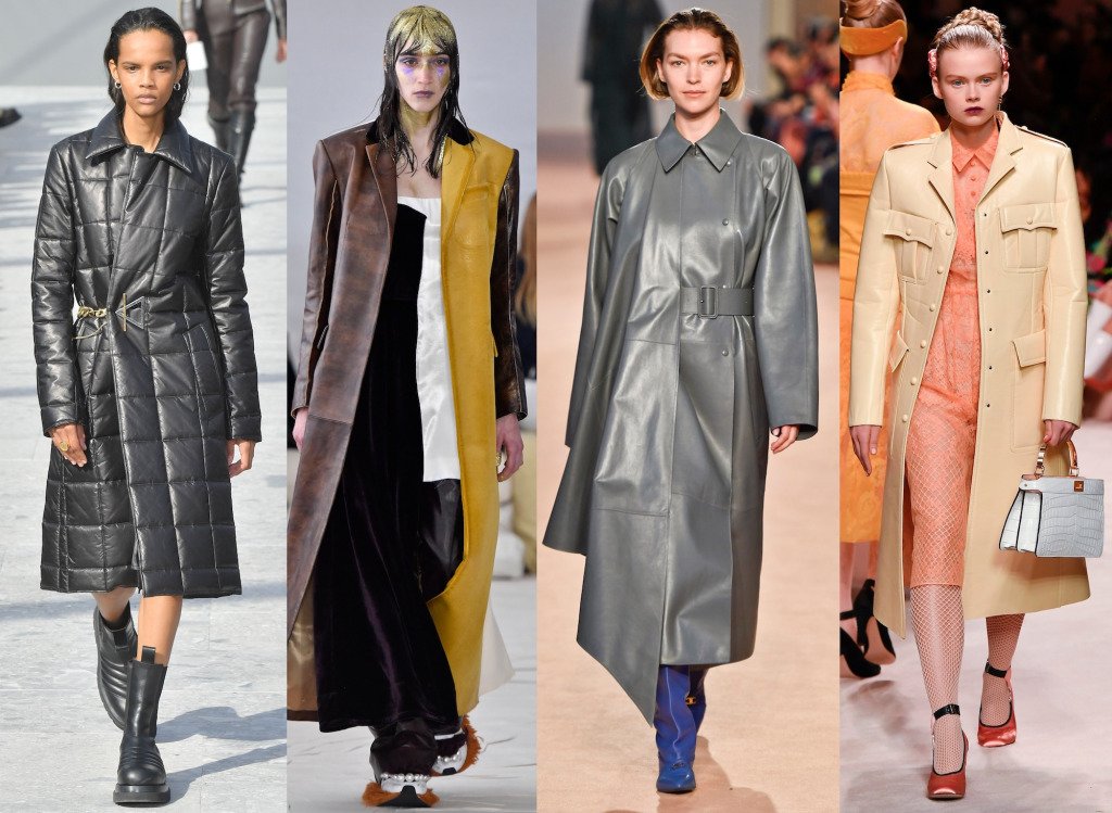 The Allure Of The Leather Trench Coat