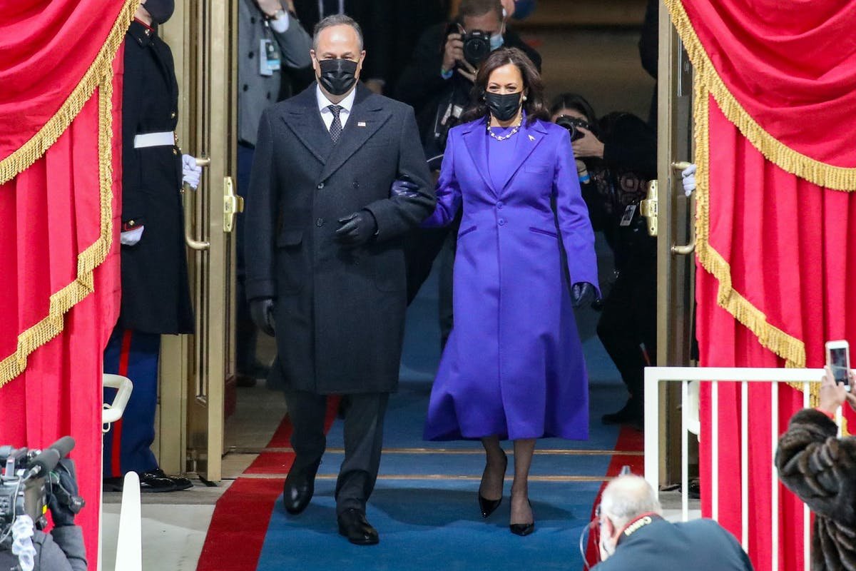 Why Kamala Harris, Michelle Obama, and Hillary Clinton Wore Purple on Inauguration Day