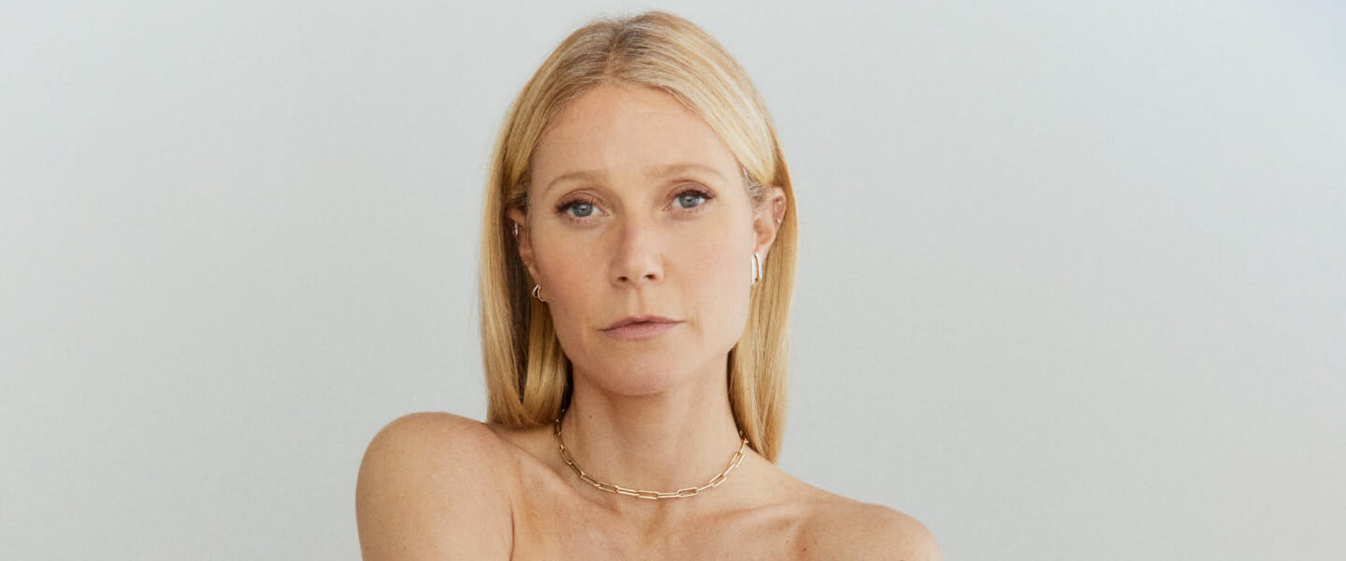 Gwyneth Paltrow Poses Topless for the Launch of Goop's First Jewelry Collection