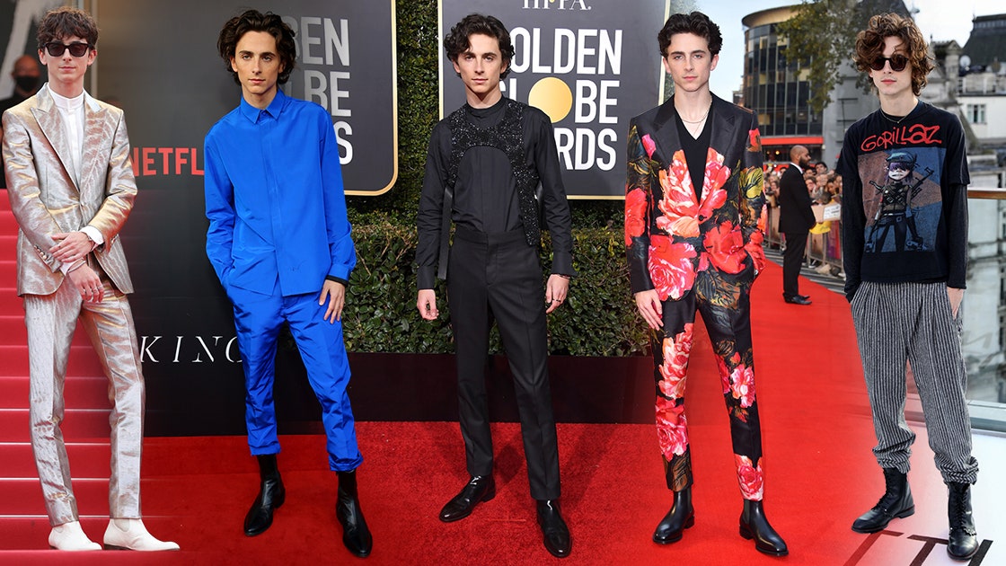 Timothée Chalamet’s Best and Most Risk-Taking Red Carpet Looks
