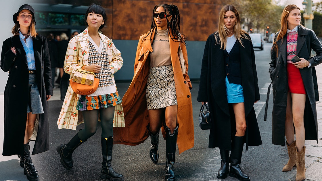 The Long and Short of It-How Paris Fashion Week Street Style Stars Mixed Hemlines